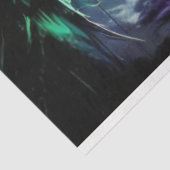 Papier Mousseline Crâne dragon (Détail)