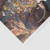 Papier Mousseline Crâne Fleur sauvage du désert, Thème Sud-Ouest (Détail)