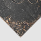 Papier Mousseline Crâne gothique (Détail)