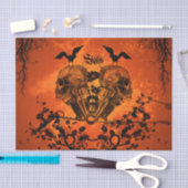 Papier Mousseline Crâne mécanique impressionnant (Artisanat)