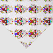 PAPIER MOUSSELINE CRÂNE MEXICAIN DE SUCRE (Détail)