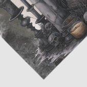 Papier Mousseline Crâne mystique (Détail)