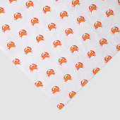 Papier Mousseline Crâne rouge chaud orange simple propre frais (Détail)