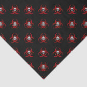 Papier Mousseline Crâne rouge de Biohazard (Détail)