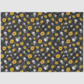 Papier Mousseline Crânes et séries tournesol 12 (Recto)