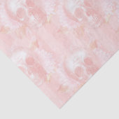Papier Mousseline Crânes florales sur découpage rose pâle (Détail)