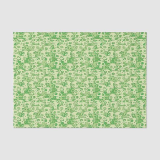 Papier Mousseline Crânes frais (Recto)