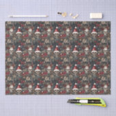 Papier Mousseline Crânes gothiques jolis à Noël (Artisanat)