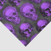 Papier Mousseline Crânes pourpres et série de tournesols Conception  (Détail)