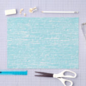 Papier Mousseline Craquement en pastel d'Aqua (Artisanat)