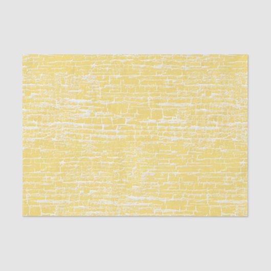Papier Mousseline Craquement jaune en pastel (Recto)