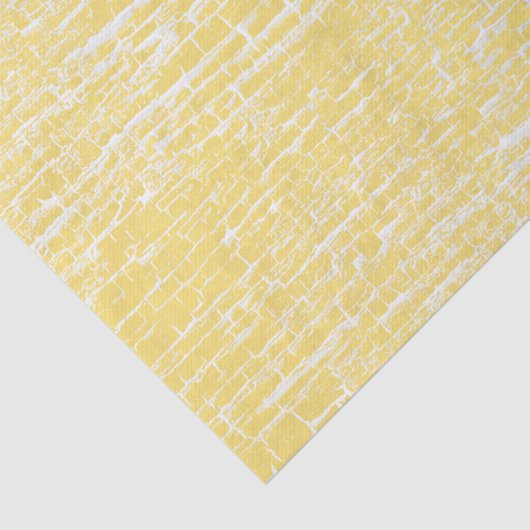 Papier Mousseline Craquement jaune en pastel (Détail)
