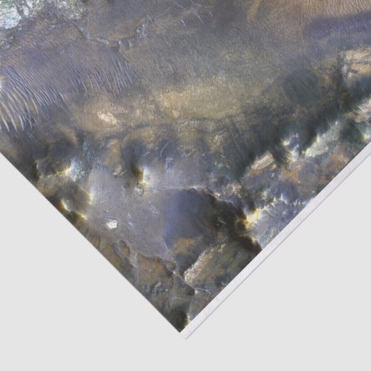 Papier Mousseline Cratère de Hargraves sur Mars (Détail)