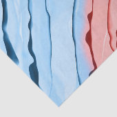 Papier Mousseline Cravate à couche Abstraite teinture Artisanat bleu (Détail)