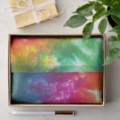 Papier Mousseline Cravate arc-en-ciel (Cadeau)