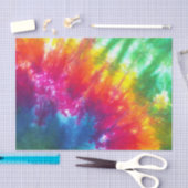 Papier Mousseline Cravate arc-en-ciel (Artisanat)