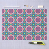Papier Mousseline Cravate arc-en-ciel - Motif géométrique 7 (Artisanat)