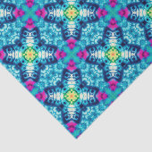 Papier Mousseline Cravate arc-en-ciel - Motif géométrique 8 (Détail)