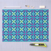 Papier Mousseline Cravate arc-en-ciel - Motif géométrique 8 (Artisanat)