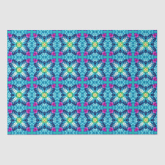 Papier Mousseline Cravate arc-en-ciel - Motif géométrique 8