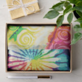 Papier Mousseline Cravate arc-en-ciel - Papier 3 Tissu (Cadeau)