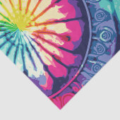 Papier Mousseline Cravate arc-en-ciel - Papier 3 Tissu (Détail)