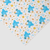 Papier Mousseline Crayon Cookie Monster Cookie Motif (Détail)