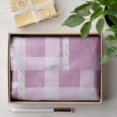 Papier Mousseline Crazy Quilt Dusty Pink Floral Pattern Decoupage (Cadeau)