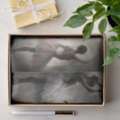 Papier Mousseline Cream Brown rose Ballerinas Abstrait Découpage (Cadeau)