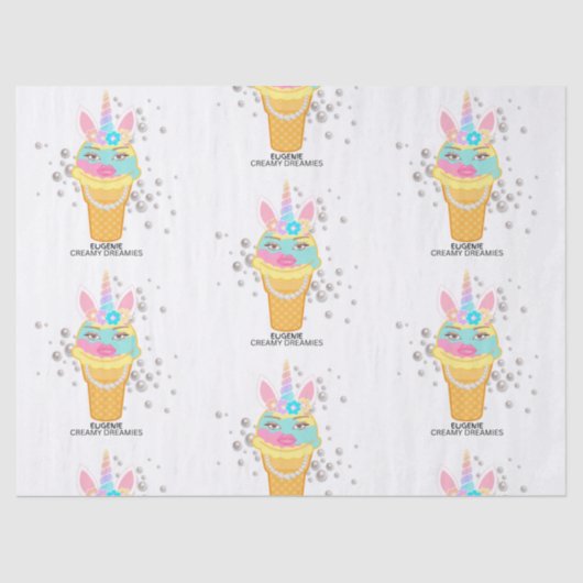 Papier Mousseline Creamy Dreamies Tissue Paper (Recto)