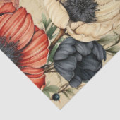 PAPIER MOUSSELINE CRÉATION DES MAINS ADAM DE DIEU FLORAL (Détail)