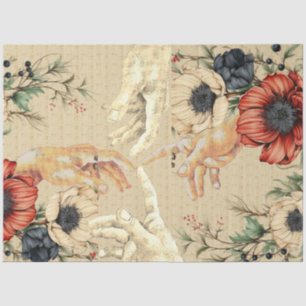 PAPIER MOUSSELINE CRÉATION DES MAINS ADAM DE DIEU FLORAL