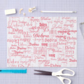 Papier Mousseline Créativité avec nom personnalisé (Artisanat)