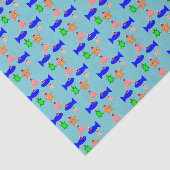 Papier Mousseline Créatures de la mer de Noël (Détail)