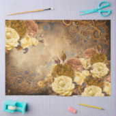 Papier Mousseline Créer Avec L'OFDT- Fleurs De Découpage-Steampunk (Artisanat)