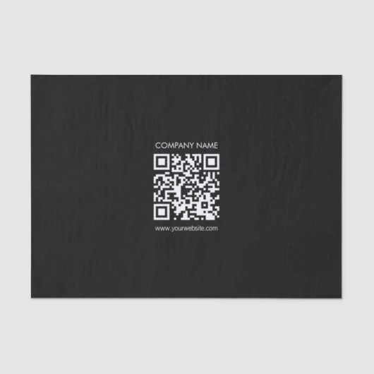 Papier Mousseline Créer un code QR instantanément Design simple mode (Recto)