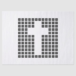 Papier Mousseline Créer un Motif croisé avec n'importe quel logo ou