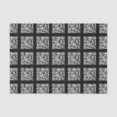 Papier Mousseline Créer un Motif de code QR en mosaïque | Couleur mo (Recto)