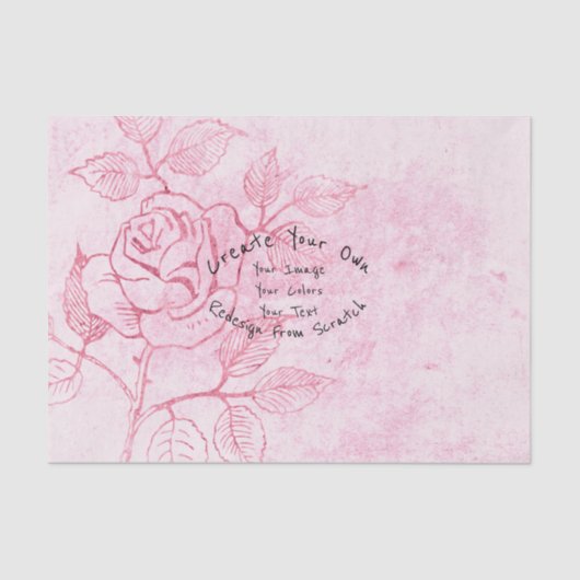 Papier Mousseline Créer votre propre Customisé (Recto)