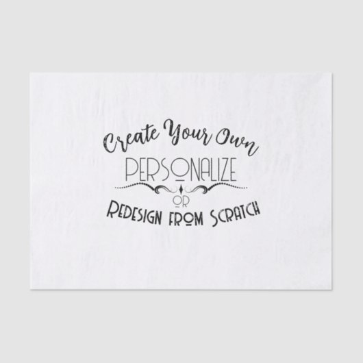 Papier Mousseline Créez votre propre (Recto)