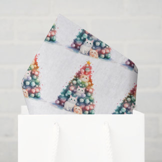 Papier Mousseline Créez Votre Propre Arbre de Noël Coloré avec de Mi