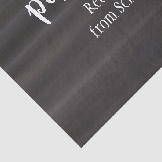 Papier Mousseline Créez votre propre conception personnalisée (Détail)