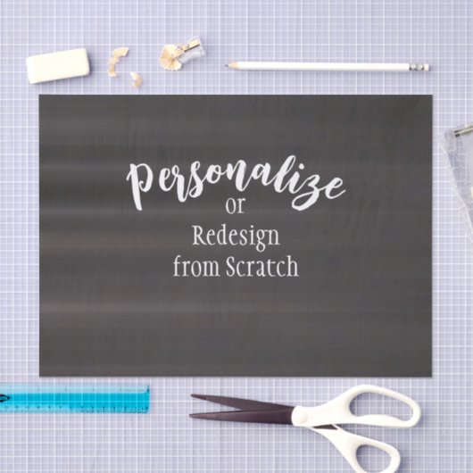 Papier Mousseline Créez votre propre conception personnalisée (Artisanat)