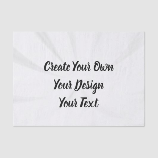 Papier Mousseline Créez votre propre personnalisation (Recto)