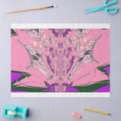 Papier Mousseline Créez votre propre personnalisé Beau bébé rose fle (Artisanat)