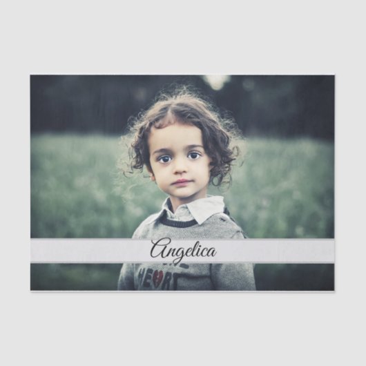 Papier Mousseline Créez votre propre photo (Recto)