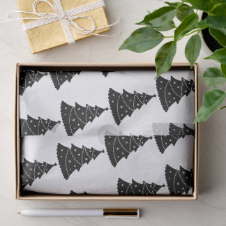 Papier Mousseline Créez Votre Propre Silhouette d'Arbre de Noël Pers