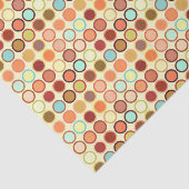 Papier Mousseline Crème de points moderne du milieu du siècle avec p (Détail)