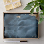 Papier Mousseline Crème d'or bleu cowhide (Cadeau)