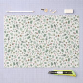 Papier Mousseline Crème naturelle Noël de la nature (Artisanat)